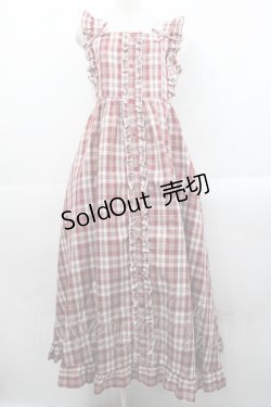 画像1: FCL / ジャンパースカート L　 レッド I-25-11-12-049-LO-OP-SA-ZI