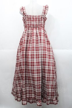 画像2: FCL / ジャンパースカート L　 レッド I-25-11-12-049-LO-OP-SA-ZI