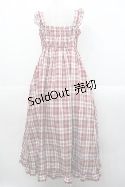 画像2: FCL / ジャンパースカート L　 レッド I-25-11-12-049-LO-OP-SA-ZI