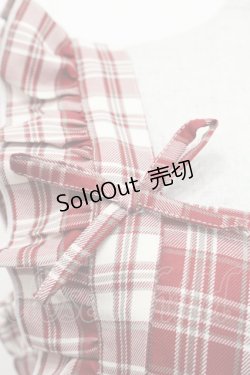 画像3: FCL / ジャンパースカート L　 レッド I-25-11-12-049-LO-OP-SA-ZI