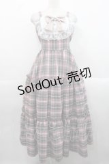 Lovely Tency / TT*ALS*リボンジャンパースカート L 中桃 I-25-11-12-051-LO-OP-SA-ZI
