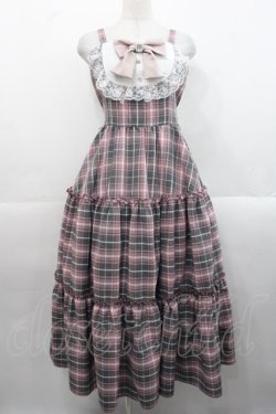 画像1: Lovely Tency / TT*ALS*リボンジャンパースカート L 中桃 I-25-11-12-051-LO-OP-SA-ZI