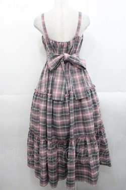 画像2: Lovely Tency / TT*ALS*リボンジャンパースカート L 中桃 I-25-11-12-051-LO-OP-SA-ZI