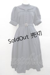 Kurumi Collaboration / マリンアカデミアワンピース L グレー I-25-11-12-052-LO-OP-SA-ZI