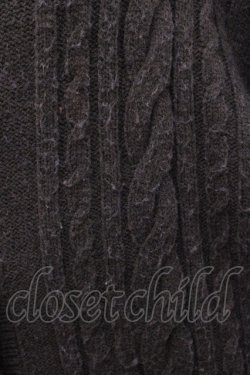 画像5: Maison de FLEUR Petite Robe canone / ニットカーディガン  ブラウン I-25-11-12-007-EL-TO-SA-ZI