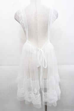 画像2: FCL / 星名桜子 hsチュールエプロンジャンスカ M 白 I-25-11-12-053-LO-OP-SA-ZI