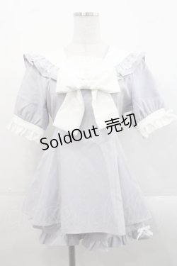 画像1: DearMyLove / セーラーレースリボンセットアップ M ラベンダー I-25-11-12-056-EL-JA-SA-ZI