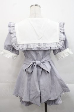 画像2: DearMyLove / セーラーレースリボンセットアップ M ラベンダー I-25-11-12-056-EL-JA-SA-ZI