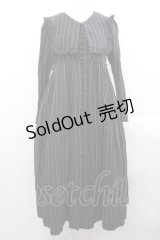 Sheglit / アネモネのフリルワンピース  黒 I-25-11-12-060-EL-OP-SA-ZI