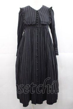 画像1: Sheglit / アネモネのフリルワンピース  黒 I-25-11-12-060-EL-OP-SA-ZI