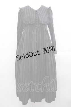 画像1: Sheglit / アネモネのフリルワンピース  黒 I-25-11-12-060-EL-OP-SA-ZI