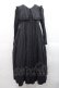 画像1: Sheglit / アネモネのフリルワンピース  黒 I-25-11-12-060-EL-OP-SA-ZI (1)