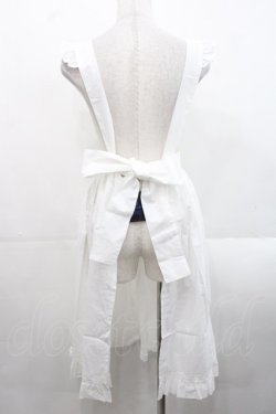 画像2: Moi-meme-Moitie / Gardeniaピンタックエプロン  白 I-25-11-12-061-MO-OP-SA-ZI