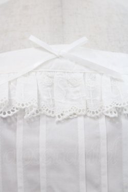 画像3: Moi-meme-Moitie / Gardeniaピンタックエプロン  白 I-25-11-12-061-MO-OP-SA-ZI