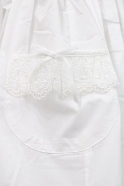 画像4: Moi-meme-Moitie / Gardeniaピンタックエプロン  白 I-25-11-12-061-MO-OP-SA-ZI