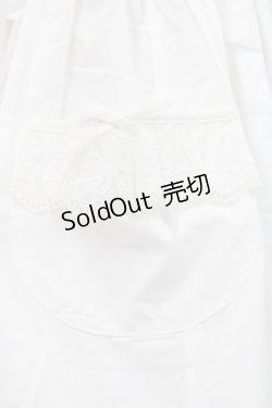 画像4: Moi-meme-Moitie / Gardeniaピンタックエプロン  白 I-25-11-12-061-MO-OP-SA-ZI