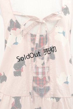 画像3: PINK HOUSE / スコッチテリアプリントジャンパースカート  ピンク I-25-11-12-062-LO-OP-SA-ZI