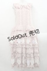 PINK HOUSE / ハートワッペンパッチワーク使いローンワンピース  ピンク I-25-11-12-063-LO-OP-SA-ZI