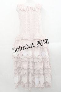 PINK HOUSE / ハートワッペンパッチワーク使いローンワンピース  ピンク I-25-11-12-063-LO-OP-SA-ZI