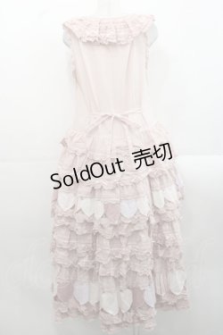 画像2: PINK HOUSE / ハートワッペンパッチワーク使いローンワンピース  ピンク I-25-11-12-063-LO-OP-SA-ZI
