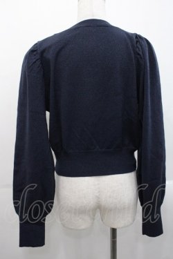 画像2: Cherirulu Chocola / リボンボタンカーディガン L ネイビー I-25-11-12-008-LO-TO-SA-ZI