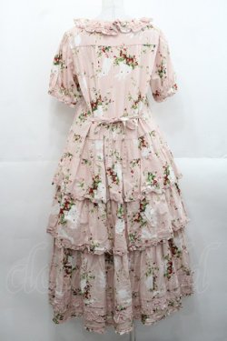 画像2: PINK HOUSE / 野いちごの森ティアードワンピース  ピンク I-25-11-12-064-LO-OP-SA-ZI