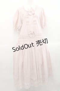 PINK HOUSE / ギンガムレースワンピース  ピンク I-25-11-12-066-LO-OP-SA-ZI