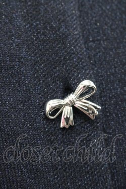 画像3: Cherirulu Chocola / リボンボタンカーディガン L ネイビー I-25-11-12-008-LO-TO-SA-ZI