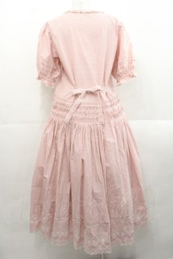 画像2: PINK HOUSE / ギンガムレースワンピース  ピンク I-25-11-12-066-LO-OP-SA-ZI