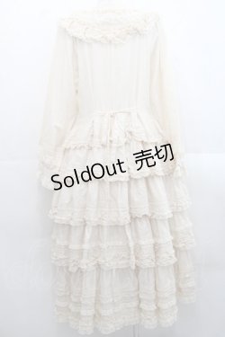 画像2: PINK HOUSE / ホワイトローズ刺繍使いワンピース  アイボリー I-25-11-12-068-LO-OP-SA-ZI