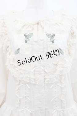 画像4: PINK HOUSE / ホワイトローズ刺繍使いワンピース  アイボリー I-25-11-12-068-LO-OP-SA-ZI