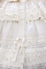 画像5: PINK HOUSE / ホワイトローズ刺繍使いワンピース  アイボリー I-25-11-12-068-LO-OP-SA-ZI (5)