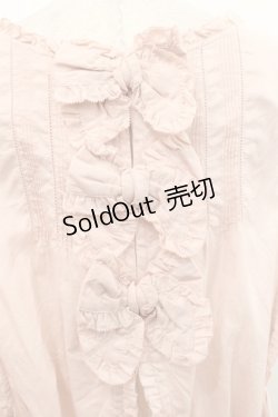 画像3: PINK HOUSE / バックリボンローンタブリエ  ピンク I-25-11-12-069-LO-OP-SA-ZI