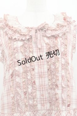 画像3: PINK HOUSE / ローズレース使いミックスパッチワークワンピース  苺ミルク系 I-25-11-12-070-LO-OP-SA-ZI