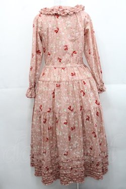 画像2: PINK HOUSE / バラとリボンプリントワンピース  ピンク I-25-11-12-071-LO-OP-SA-ZI