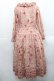 画像2: PINK HOUSE / バラとリボンプリントワンピース  ピンク I-25-11-12-071-LO-OP-SA-ZI (2)