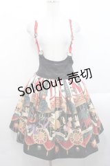 ALICE and the PIRATES / Escape Beast 柄スカート  エンジ I-25-11-12-073-PA-SK-SA-ZI