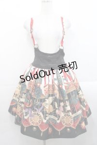 ALICE and the PIRATES / Escape Beast 柄スカート  エンジ I-25-11-12-073-PA-SK-SA-ZI