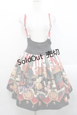 画像1: ALICE and the PIRATES / Escape Beast 柄スカート  エンジ I-25-11-12-073-PA-SK-SA-ZI