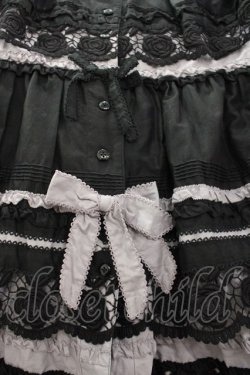 画像3: PINK HOUSE / ローズレース使いスカート  黒Ｘパープル I-25-11-12-075-LO-SK-SA-ZI