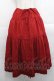 画像1: PINK HOUSE / サテンリボン使いローンスカート  赤 I-25-11-12-077-LO-SK-SA-ZI (1)