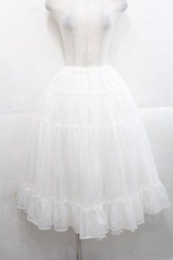 画像1: PINK HOUSE / テトロンシャースカート  白 I-25-11-12-078-LO-SK-SA-ZI