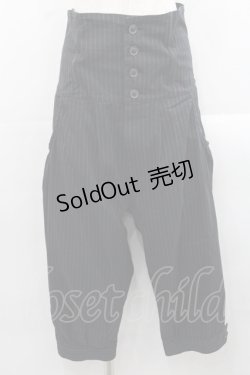 画像1: BPN FOR MEN / ボーン入ハイウエストパンツ  グレー I-25-11-12-081-GO-PA-SA-ZI