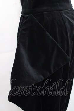 画像3: BPN / 裾リボン変形別珍王子パンツ  黒 I-25-11-12-082-GO-PA-SA-ZI