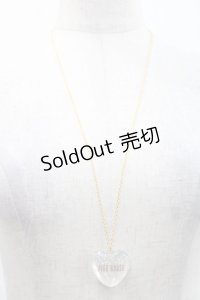 PINK HOUSE / ハートラメモチーフネックレス  クリア I-25-11-12-084-LO-AC-SA-ZI