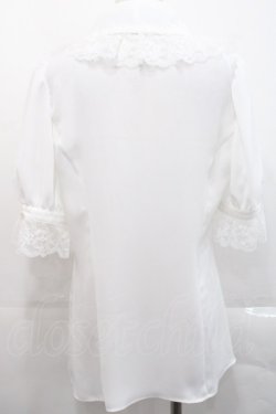 画像2: MIHO MATSUDA / ブラウス・ヴァニカ  白Ｘ黒 I-25-11-12-010-GO-BL-SA-ZI