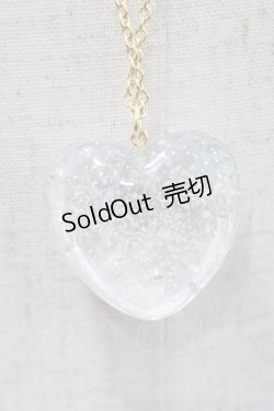 画像3: PINK HOUSE / ハートラメモチーフネックレス  クリア I-25-11-12-084-LO-AC-SA-ZI