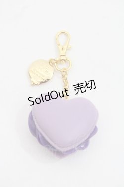 画像2: Q-pot. / ハートフルマカロンバッグチャーム  ラベンダー I-25-11-12-085-QP-AC-SA-ZI