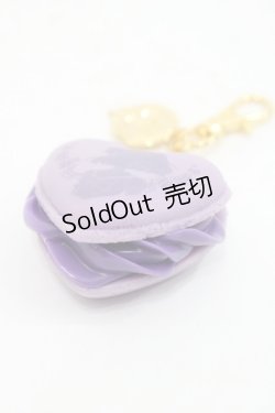 画像3: Q-pot. / ハートフルマカロンバッグチャーム  ラベンダー I-25-11-12-085-QP-AC-SA-ZI