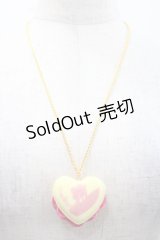 Q-pot. / ハートフルマカロンネックレス  イエロー I-25-11-12-086-QP-AC-SA-ZI